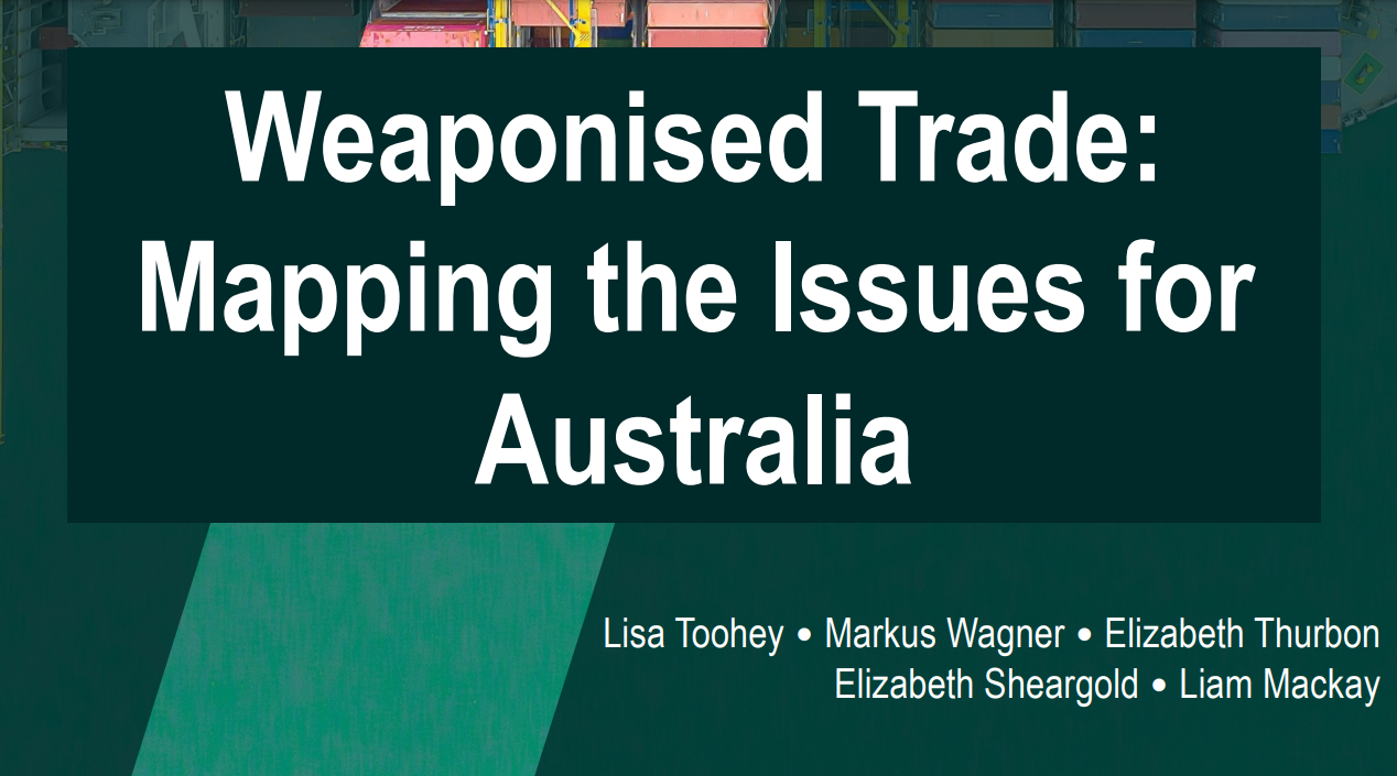 weaponised trade report front cover