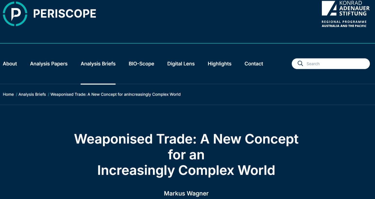 KAS website screenshot