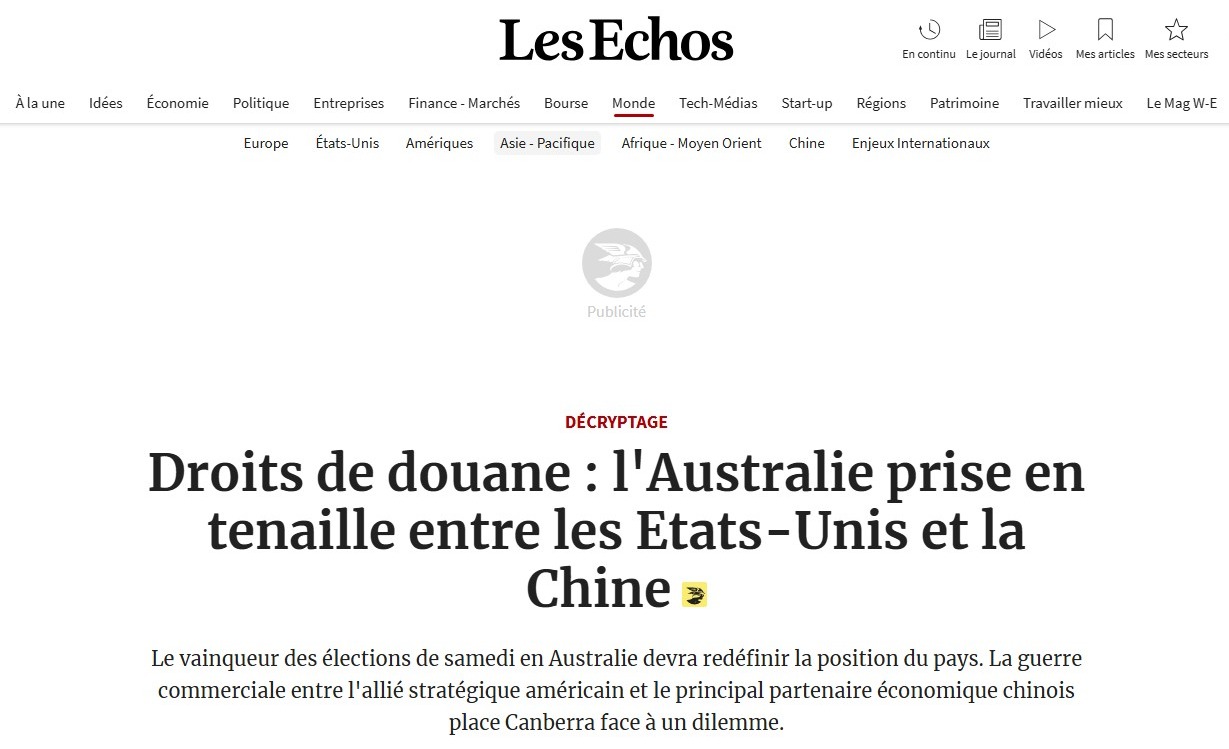 Les Echo screenshot