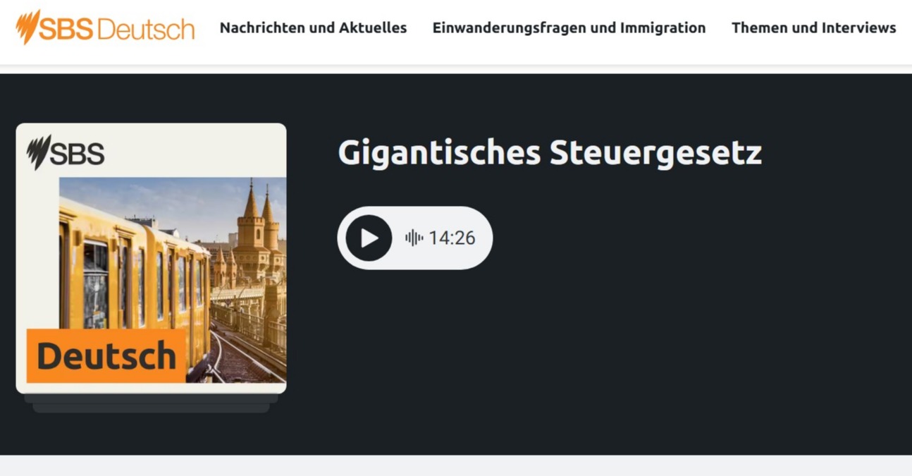 Gigantisches Steuergesetz (Gigantic Tax Bill)